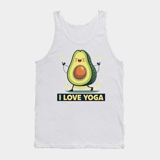 Yoga lover Avacado Tank Top